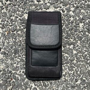 Universal Black Phone Pouch Case - Protective Belt/Bag Sleeve